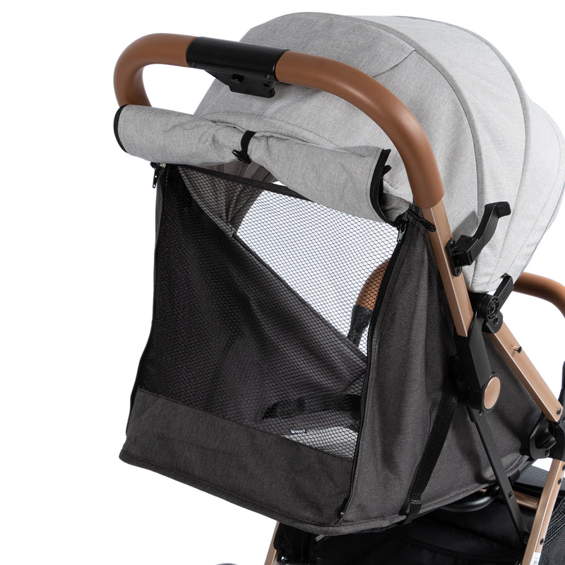 COCHE MALETA SOFI EB1017 EBABY GRIS CLARO