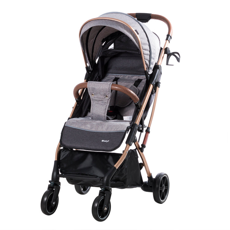 Coche Maleta Sunny Eb124 Ebaby Gris Claro