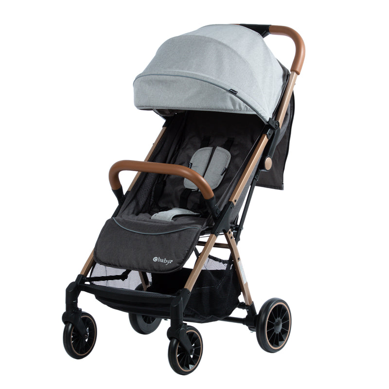 COCHE MALETA SOFI EB1017 EBABY GRIS CLARO