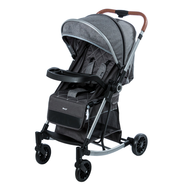 COCHE MECEDORA BOUNCY EB116 GRIS OSCURO EBABY
