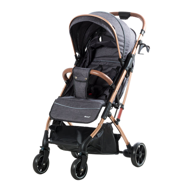 Coche Maleta Sunny Eb124 Ebaby Gris Oscuro
