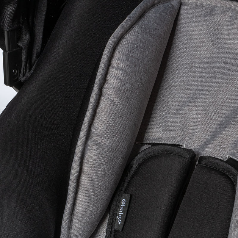 Coche Maleta Reversible + portabebe SPARROW - EB170 Gris ebaby