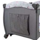 CUNA CORRAL MECEDORA SALLY EB 716-3 EBABY GRIS - ROSADO