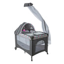 CUNA COLECHO DACORA EB750-1 ONE HAND EBABY GRIS - ROSADO