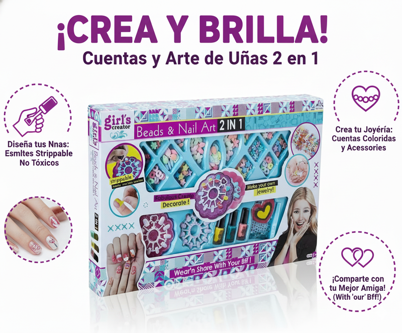 SET UÑA+BISUTERIA MBK-370 STB