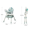 SILLA COMEDOR 3 EN 1 (SILLA ALTA, SILLA BAJA, SILLA MECEDORA) A8127 VERDE MUNBE