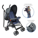 COCHE PASEADOR FUTURE AZUL HAPPY BABY