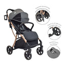 COCHE PARA BEBÉ ESTÁNDAR NOVA NEGRO PRIORI