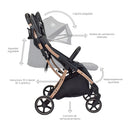 COCHE PARA BEBÉ ESTÁNDAR NOVA NEGRO PRIORI