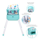 SILLA COMEDOR 3 EN 1 BOOSTER BONY PRIORI VERDE