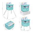 SILLA COMEDOR 3 EN 1 BOOSTER BONY PRIORI VERDE