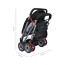 COCHE CUNA REVERSIBLE PASEADOR + BOLSO DALLAS NEGRO HAPPY BABY