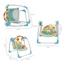 COLUMPIO MECEDORA PORTATIL AZUL PB2024 PREMIUM BABY