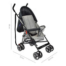 COCHE PASEADOR FUTURE NEGRO HAPPY BABY