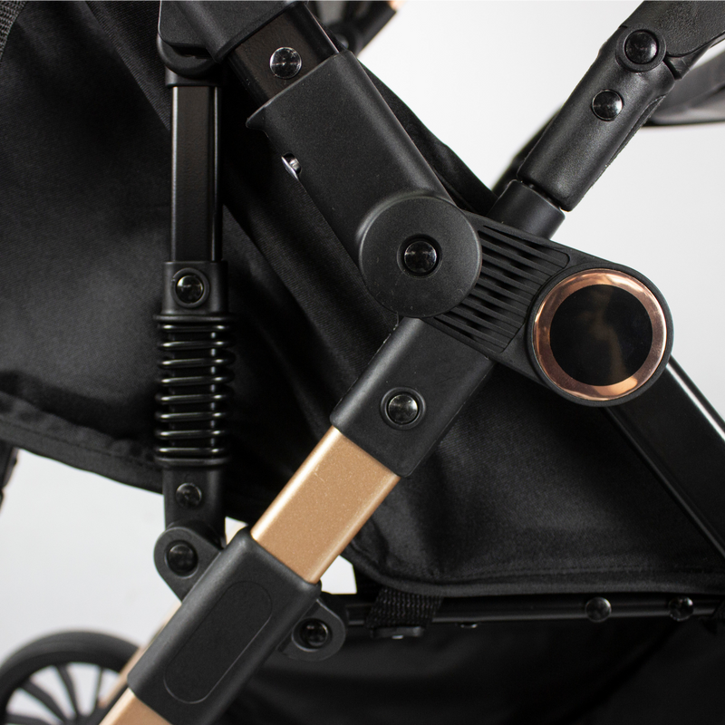 COCHE REVERSIBLE CITY JC100 - BEIGE BEBESIT