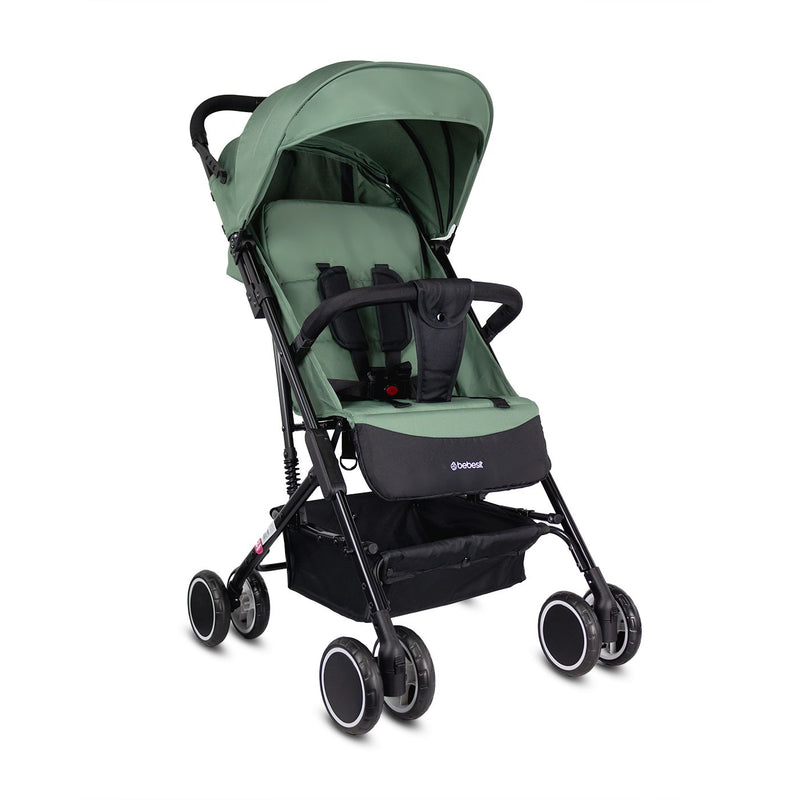 COCHE COMPACTO MALETA BIT JC207 - VERDE BEBESIT