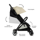 COCHE MALETA FLEX JCBX6 BEBESIT BEIGE