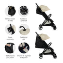 COCHE MALETA FLEX JCBX6 BEBESIT BEIGE