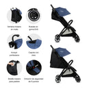 COCHE MALETA FLEX JCBX6 BEBESIT AZUL