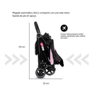 COCHE MALETA FLEX JCBX6 BEBESIT ROSADO-