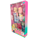 MUÑECA 3 OUTFITS YL820-5 MUNBE