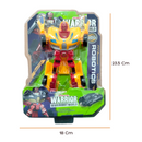 CARRO TRANSFORMERS ¡LA AVENTURA DE TRANSFORMAR VEHÍCULOS EN ROBOTS! L013-32 MUNBE