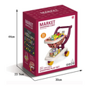 CARRITO DE COMPRAS 35 PZS ¡DIVERSIÓN, APRENDIZAJE Y CREATIVIDAD! 922-12A MUNBE