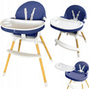 SILLA COMEDOR MADERA 301AH-868 BABY KAYS AZUL TURQUÍ