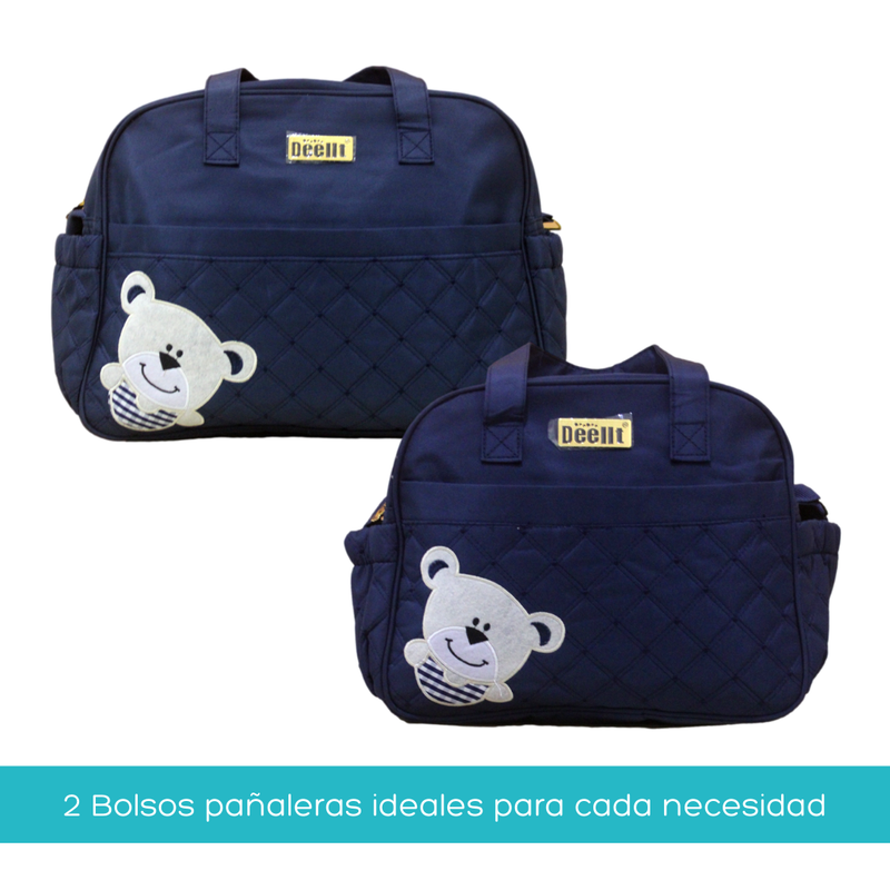 BOLSO PAÑALERA 4PZS 82309 MUNBE