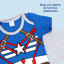 BODY CAPITÁN AMÉRICA 4801 FASHION KIDS