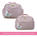 BOLSO PAÑALERA 4PZS 82309 MUNBE ROSADO