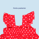 VESTIDO NIÑA 2028 ROJO CRECIENDO BABY