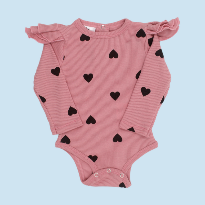 BODY MANGA LARGA CORAZONES 24168 BABY DANTS