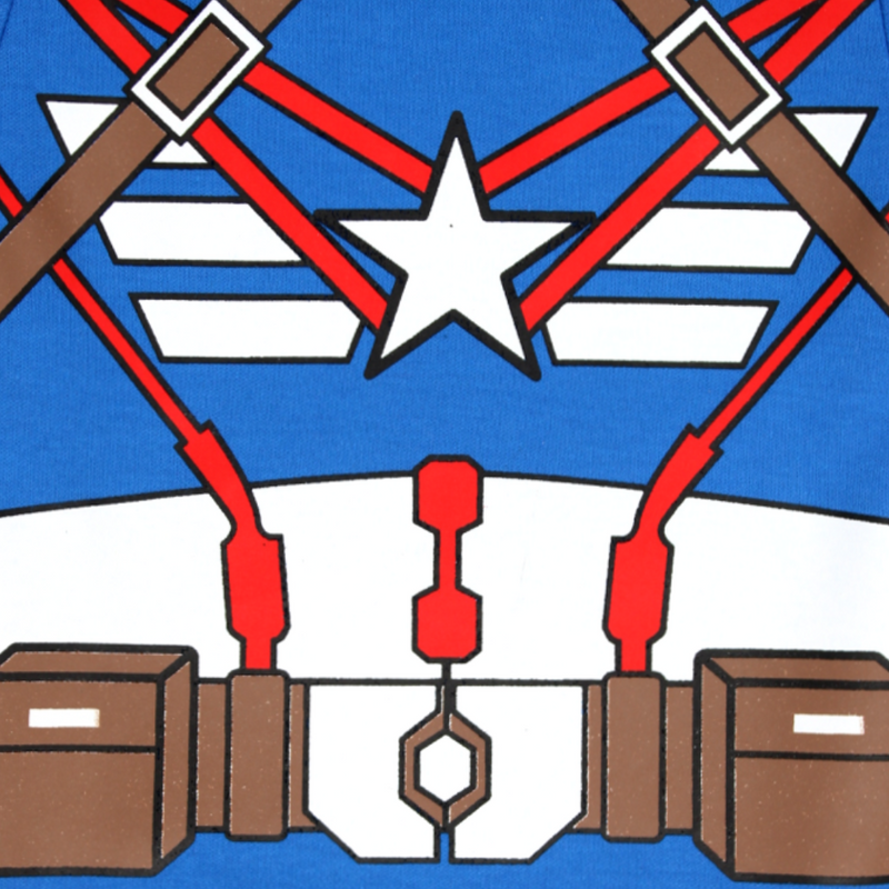 BODY CAPITÁN AMÉRICA 4801 FASHION KIDS