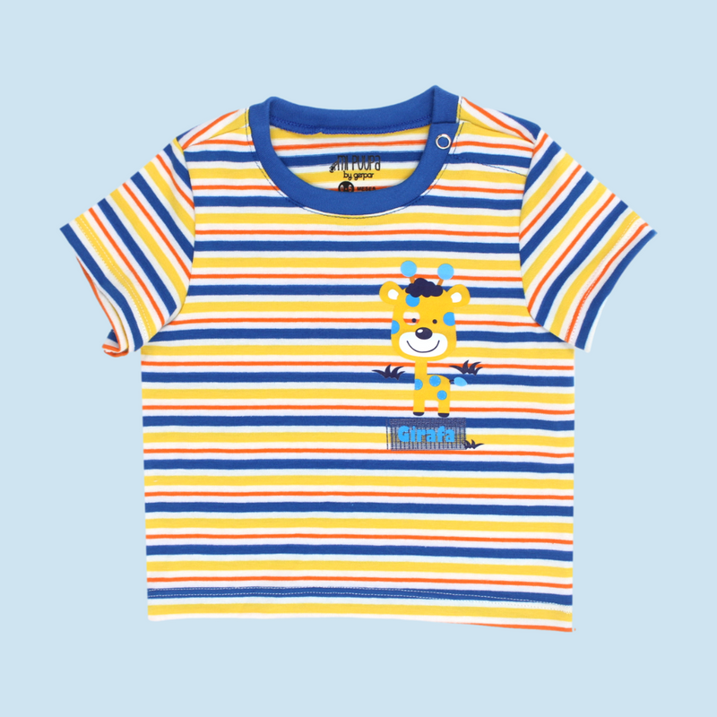 CAMISETA NIÑO RAYAS 3144 MI PUPA