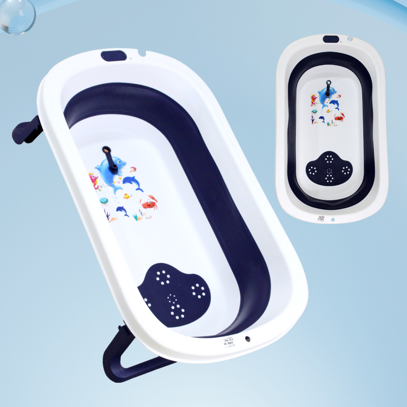 BAÑERA PLEGABLE ESTAMPADA, GOMA DE ALTA RESISTENCIA 190 MUNBE