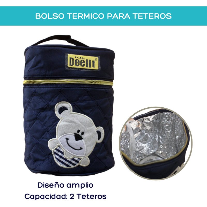 BOLSO PAÑALERA 4PZS 82309 MUNBE