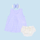 VESTIDO + BALACA + PANTY 23227 BABY DANTS