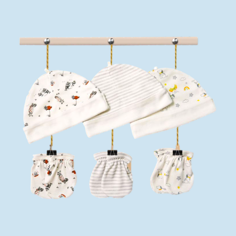 SET GORROS + MANOPLAS 10925 FOR BABY