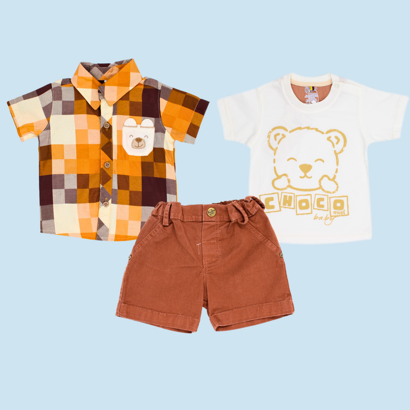 CONJUNTO NIÑO OSITO 772 CHOCOMIEL