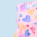 VESTIDO ESTAMPADO CORAZONES 3029 CRECIENDO BABY