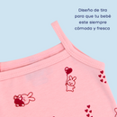 BODY CONEJO CORAZON TIRAS 1055 CRECIENDO BABY