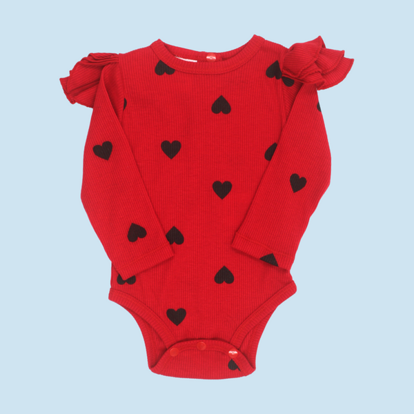 BODY MANGA LARGA CORAZONES 24169 BABY DANTS