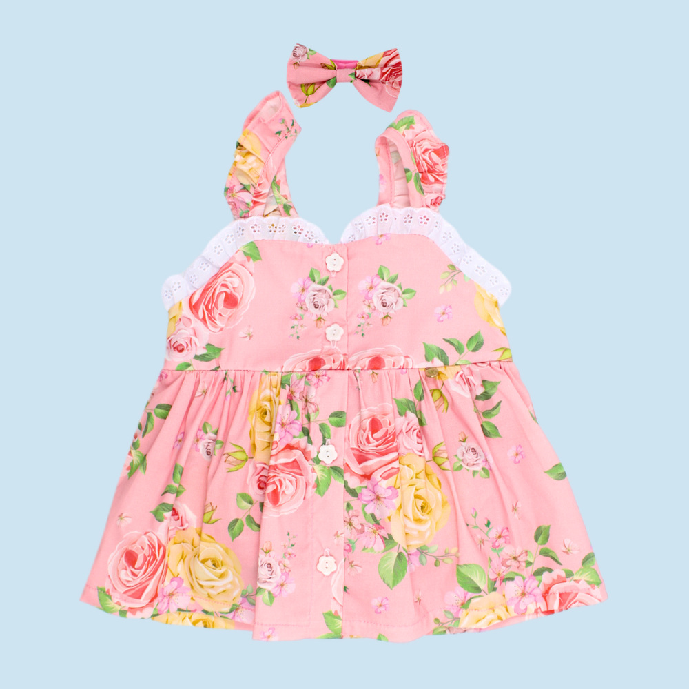 VESTIDO ASOLEADOR NIÑA 2007 CRECIENDO BABY