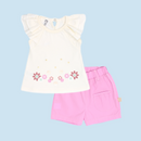 CONJUNTO SHORT BEBE NIÑA 50143 FOR BABY