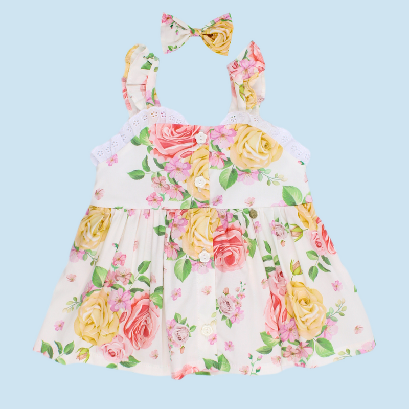 VESTIDO ASOLEADOR NIÑA 2007 CRECIENDO BABY