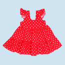 VESTIDO NIÑA 2028 ROJO CRECIENDO BABY