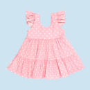 VESTIDO NIÑA 2028 PALO ROSA CRECIENDO BABY