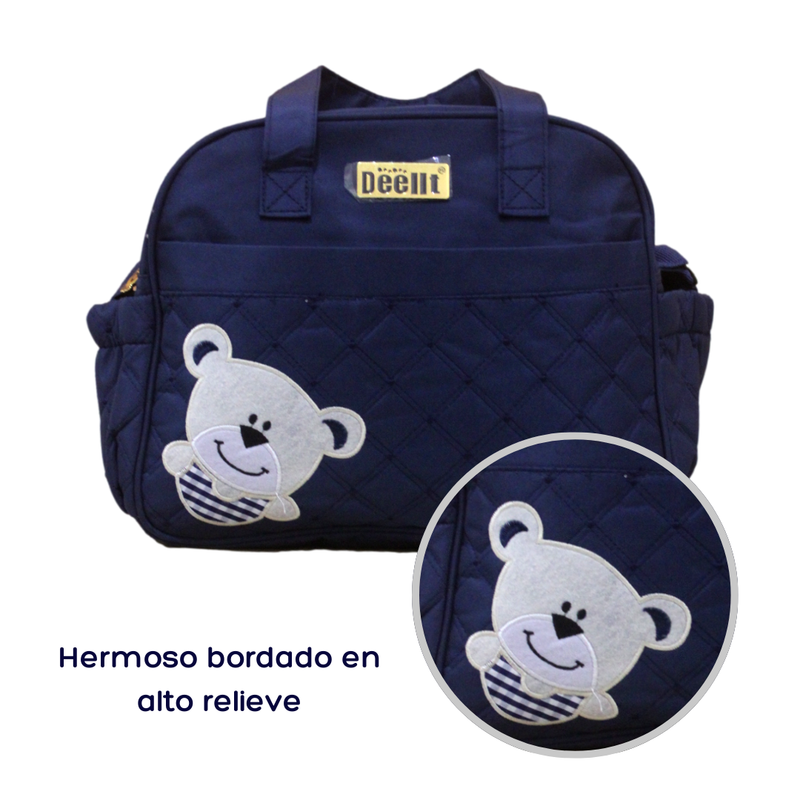 BOLSO PAÑALERA 4PZS 82309 MUNBE
