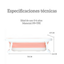BAÑERA PLEGABLE ESTAMPADA, GOMA DE ALTA RESISTENCIA 190 MUNBE
